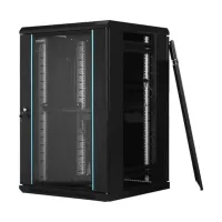 Toten W2 Series 12U 600X600 Wall mounted server cabinet and toughened glass front door